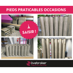 Pieds de praticables en...